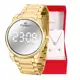 Relógio Champion Feminino Digital Espelhado Dourado + Kit Colar e Brincos Original Gift Aniversário em oferta