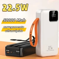 Imagem da promoção Carregador Portátil portátil grande 50000mah Turbo 22,5W PD carregamento ultrarrápido ALEX