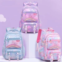 Imagem da promoção Mochila escolar para meninas estilo arco-íris