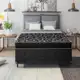 Cama Box Viúva + Colchão D20 - Suede Preto em oferta