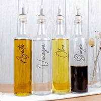 Imagem da promoção Galheteiro de Vidro 525ml com Bico Dosador Polímero | Azeite / Vinagre / Óleo / Shoyu