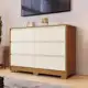 Cômoda 6 Gavetas Layla Casa 812 em oferta