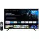 Smart TV 50” 4K DLED Rig Vizzion BR50GUA IPS - Android Wi-Fi Google Assistente 3 HDMI 2 USB em oferta