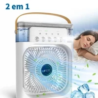 Imagem da promoção Ventilador Refrigerador De Ar Condicionado Umidificador Portátil Com Led Reservatório De Água TIPO C