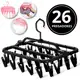 Varal Para Roupa intima 26 Prendedores Dobravel Reforçado Original Meia Varal Apartamento Pendurável em oferta
