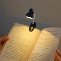 Imagem da promoção Mini Lâmpada De Mesa LED Alimentada Por Bateria Livro De Leitura com Clipe De suporte Luz Ajustável