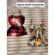 Kit 5 Blusa Regata GG Plus Size Alcinha Estampada Em Malha Suede em oferta