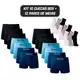 Kit 10 Cuecas Boxer Microfibra Adulto + 12 Pares Meias Algodão em oferta