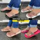 Sandália Papete Feminina Birken Tiras Coloridas Dia a dia em oferta