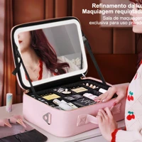 Imagem da promoção Mala de Maquiagem Profissional TADA - Organizadora Completa com