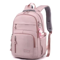 Imagem da promoção Mochila feminina casual e versátil leve e à prova d'água com grande capacidade para estudantes
