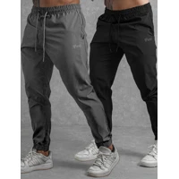 Imagem da promoção Kit 2 Calça Jogger Tactel com Elastano para Treino e Verão Masculina Academia