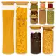 Kit 11 Potes Herméticos de Vidro com Tampa de Bambu para Cozinha Mantimentos Alimentos em oferta