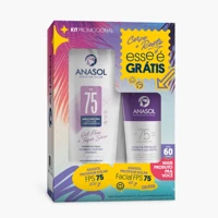 Imagem da promoção Anasol Kit Protetor Solar FPS 75 Corporal FPS 75 200g + Facial 60g