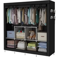 Imagem da promoção Arara Dobrável Organizador para Roupas 4 Divisórias Compacta