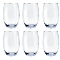 Imagem da promoção Conjunto De 6 Copos Califórnia 450ml Praticasa Cor Transparente