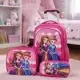 Kit Mochila Infantil Impermeável Com Lancheira E Estojo Rodinhas Led Princesas Encantadas em oferta