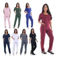 Imagem da promoção Conjunto Helanca Elastano Copeira Faxineira Babá