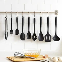 Imagem da promoção Conjunto Utensílios Profissional 10 Peças Cozinha Silicone Preto