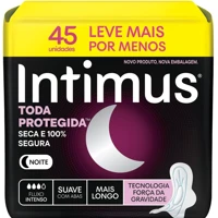 Imagem da oferta Absorvente Intimus Noturno Suave Com abas 45 unidades
