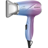 Imagem da promoção Secador de Cabelo By Juliette, Mondial, Azul/Rosa, 1200W Bivolt SCT-JU-03