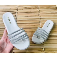 Imagem da promoção Sandália Feminina Rasteirinha Papete Birken Strass Brilho