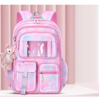 Imagem da promoção mochila escolar de grande capacidade para meninas da escola primária ALEX