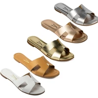 Imagem da promoção Sandália Rasteirinha Vizzano Feminina Brilho Original