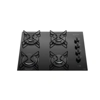 Imagem da promoção Cooktop 4 Bocas Preto Mesa de Vidro Atlas Agile Up Mega Chama Bivolt