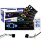 Auto Rádio FM MP3 1Din Bluetooth USB Carrega Celular 7 Cores Led Som Para Carro Automotivo 4 canais em oferta