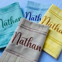Imagem da promoção Toalha Bordada Personalizada com Nome Básica