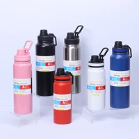 Imagem da promoção Belifou Garrafa Térmica Espacial 800ml Escolar Inox Água Quente Fria Isotérmica com Alça Antivazamen