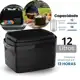 Caixa Térmica Cooler Porta Latas e Garrafa 12 Litros com Alça Preto Soprano em oferta