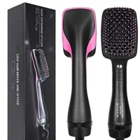 Imagem da promoção Escova Secadora Alisadora Modeladora 1600w Premium Soft Brush 3 modos Íons 110V