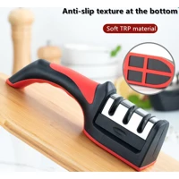 Imagem da promoção Afiador De Faca 3 Estágios Amolador Profissional Com Afiação Rápida Em Aço Inoxidável