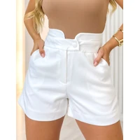 Imagem da promoção Short Feminino Elegante e Casual com Detalhe de Botão Forrado