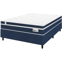 Imagem da promoção Cama Box (Box + Colchão) Casal Plumatex - de Molas Ensacadas 59cm de Altura Alfa Maxx