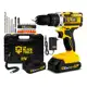 Parafusadeira Furadeira De Impacto The Black Tools Profissional TB-21PX 2 Baterias Com Maleta 60Hz A em oferta