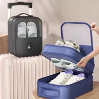 Imagem da promoção Organizador de Sapatos de Viagem de 3 Camadas Grande Capacidade Com Alça Para Mala