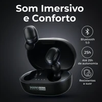 Imagem da promoção Fone De Ouvido Bluetooth Sem Fio Tws Bateria De Longa Duração E Conexão Ultra Rápida Hardline