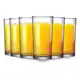 Jogo De Copos Em Vidro Kit 6 Peças Cozinha Água Suco Drink Transparente em oferta