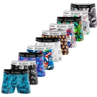 Imagem da promoção Kit 10 Cuecas Boxer Box Infantil Juvenil Menino Estampada