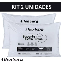Imagem da promoção Kit 2 Travesseiros Altenburg Suporte Extra Firme 50cm x 70cm 100% Percal 180 Fios