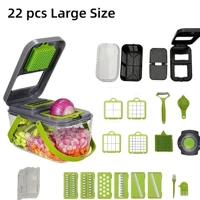 Imagem da promoção Fatiador De Cozinha Multifuncional Profissional Em Aço Inoxidável 16 1 Vegetais/Frutas