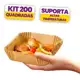 Kit 200 Formas De Airfryer Descartável Antiaderente De Papel Cozinha Modelos Redondo E Quadrado em oferta