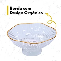 Imagem da promoção Fruteira de Mesa Cesta de Frutas Redonda de Metal Organizador de Alimentos Multiuso Casa e Cozinha