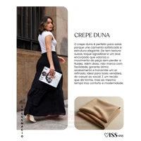 Imagem da promoção Saia Longa Feminina Cintura Alta Cortininha Três Marias