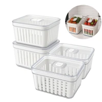 Imagem da promoção Kit 4 Potes Acrílico 3,8l Organizador Geladeira Rebirth