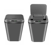 Imagem da promoção Lixeira com Sensor Movimento Automático Inteligente Recarregavel Toque Cesto Lixo Casa​ 16 Litros