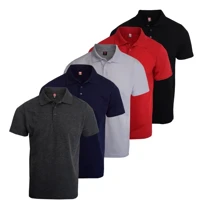 Imagem da promoção Kit5 Camisa Polo Lisa Piquet Masculino Varias Cores